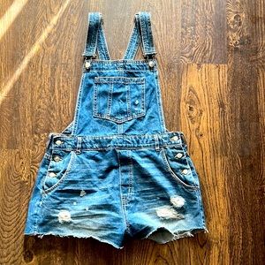 Divided Denim Short Coveralls